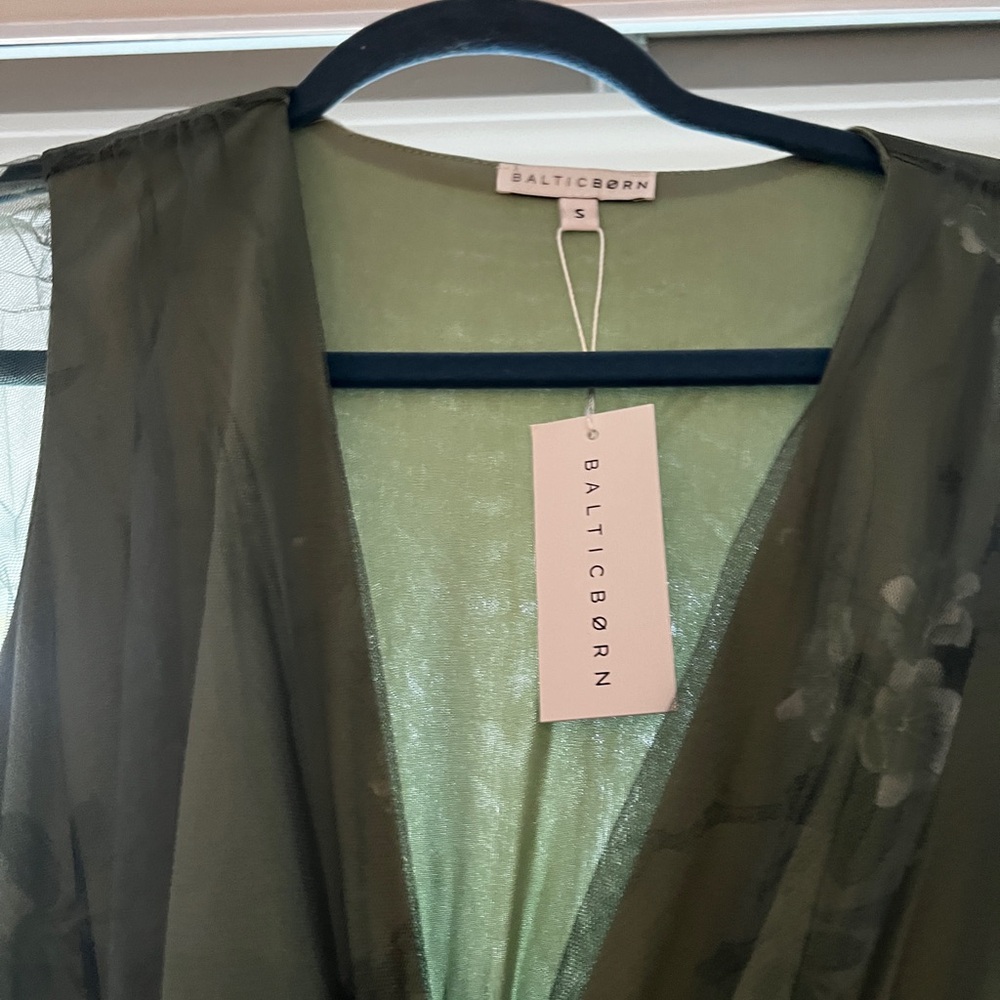 Baltic Born Sage Green Floral Long Sleeve Dress - Picture 7 of 11